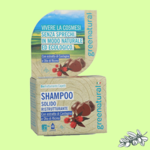Shampoo solido ristrutturante Greenatural
