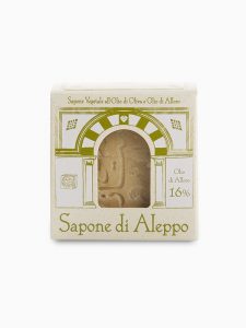 Sapone di Aleppo a base di olio d'oliva in vendita nel nostro shop di cosmesi