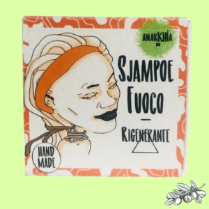 Shampoo purificante solido Sjampoe Fuoco Anarkhìa Bio